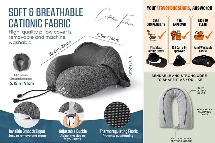 Detailed view of Best Airplane Comforts: 10 Must-Haves for a Relaxing Flight