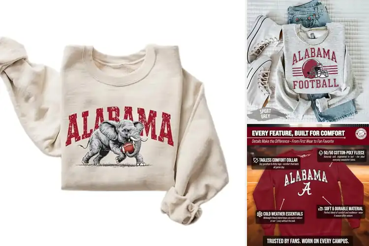 Detailed view of Best Alabama Football Pullovers: Top Picks