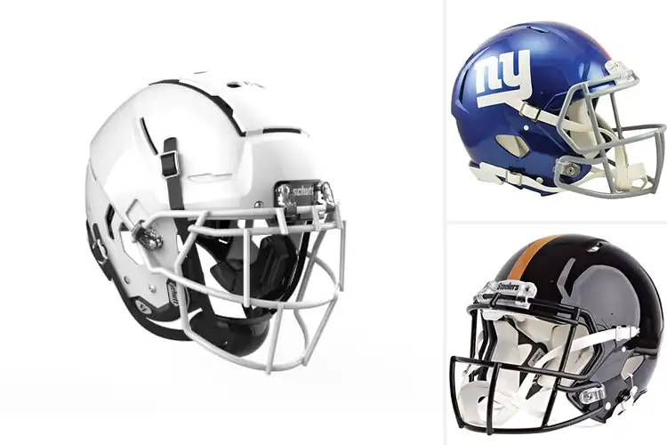 Detailed view of Best Authentic Football Helmets