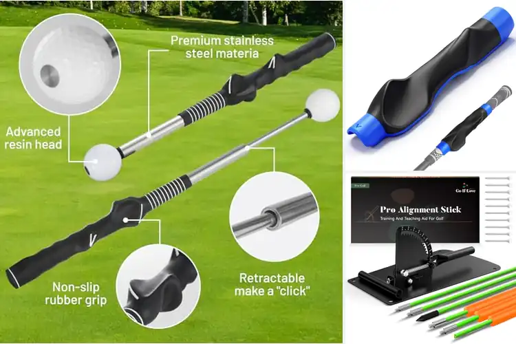 Detailed view of Title: Best Beginner Golf Trainers Improve Your Game Fast