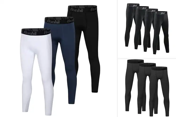 Detailed view of Best Boys Compression Leggings: Comfort & Performance