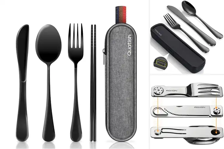 Detailed view of Best Camping Cutlery Set