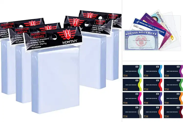 Detailed view of Best Card Protection Sleeves