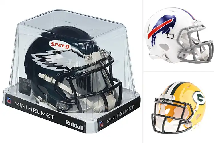 Detailed view of Best Collectible Football Helmets