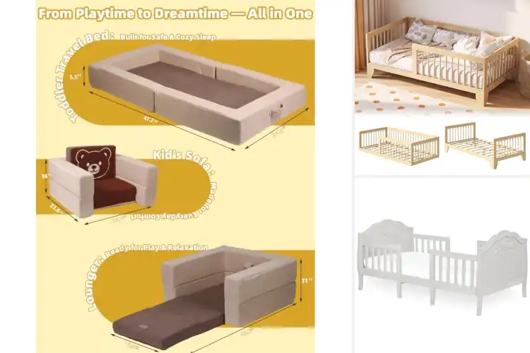 Detailed view of Best Convertible Toddler Beds