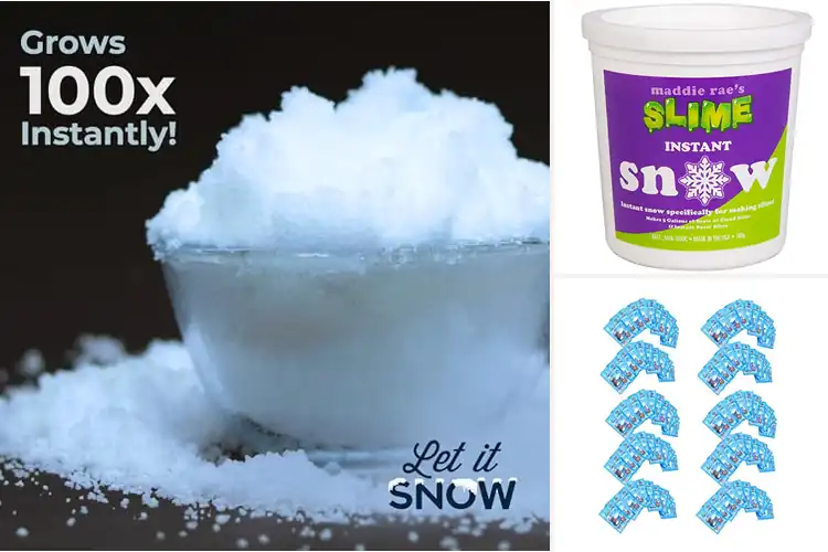 Detailed view of Best DIY Snow Powders: Mess-Free Magic Fun Indoors