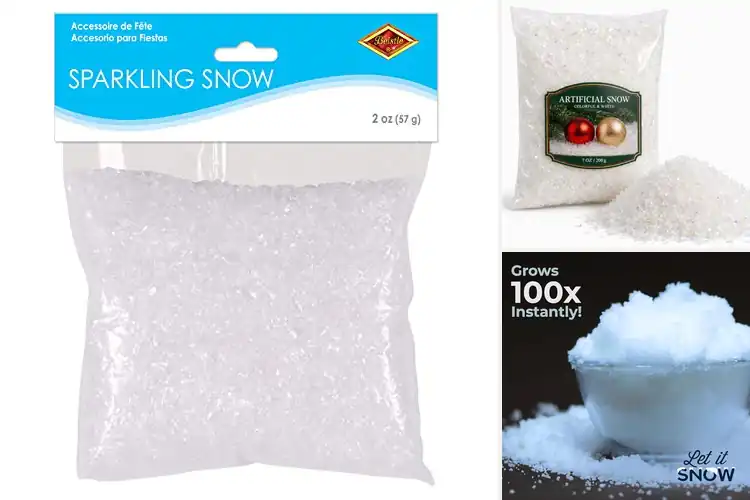 Detailed view of Best Fake Snow Flakes: Add Magical Realism to Any Setting