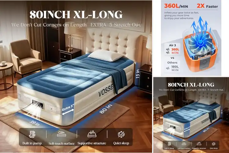 Detailed view of Best Fast Inflation Air Mattresses: Quick Comfort Guide