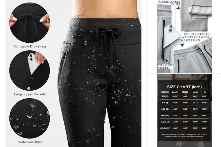 Detailed view of Best Fleece Lined Pants