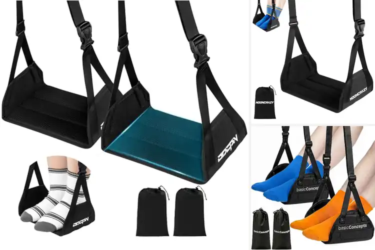 Detailed view of Best Foot Hammocks for Airplanes