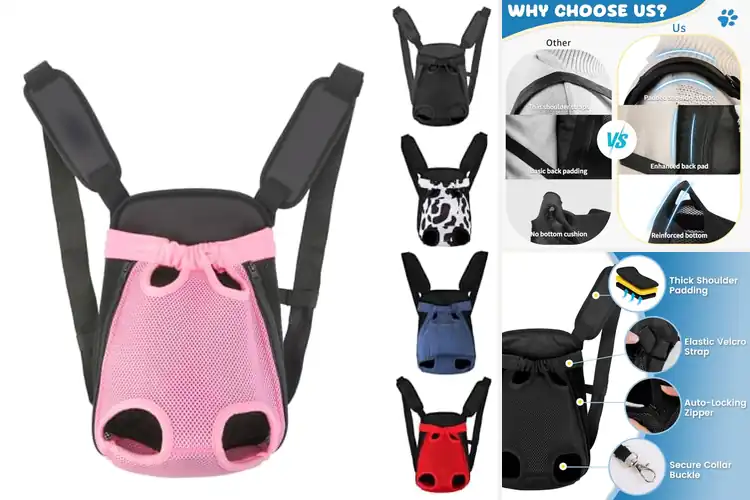 Detailed view of Best Front Carriers for Dogs: Hands-Free Adventure Gear