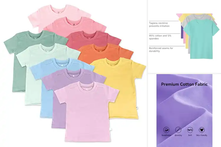 Detailed view of Best Girls Cotton Tshirts: Keep Kids Stylish & Happy