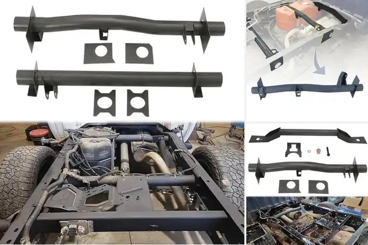 Detailed view of Best Heavy-Gauge Steel Crossmembers