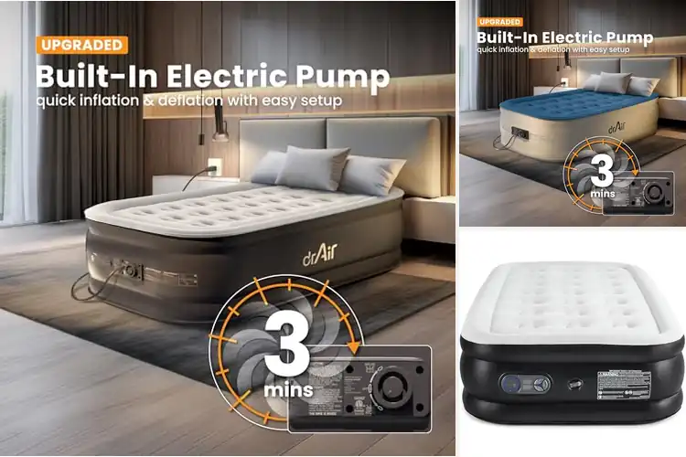 Detailed view of Best Honeycomb Twin Air Mattresses for Comfort
