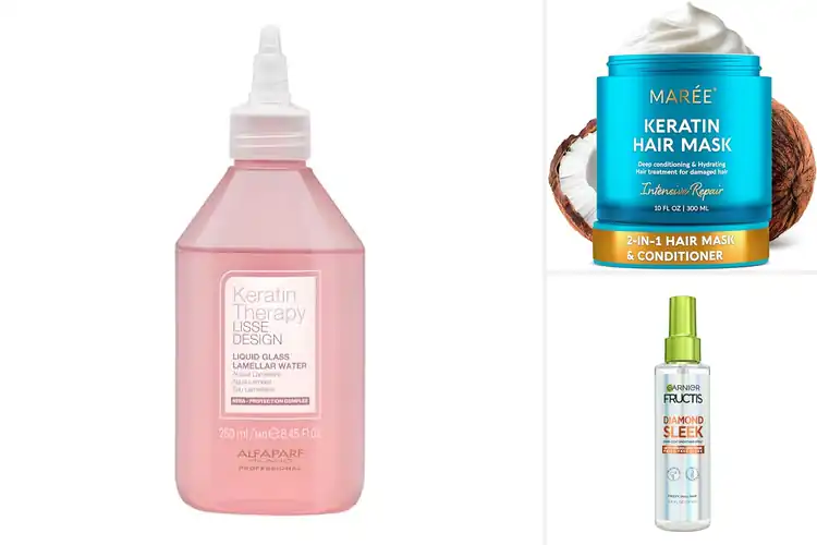 Detailed view of Best Keratin Hair Glosses: Transform Your Hair At Home