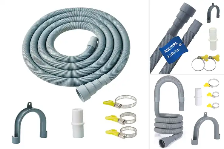 Detailed view of Best Laundry Drain Hose Extensions for Leak-Free Use