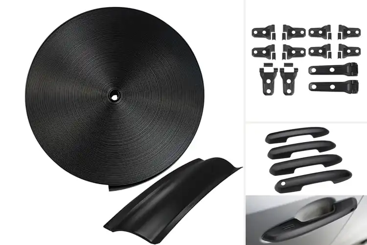 Detailed view of Best Matte Black Exterior Trim Covers