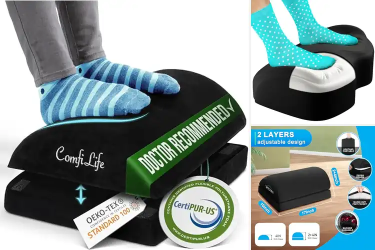 Detailed view of Best Memory Foam Footrests
