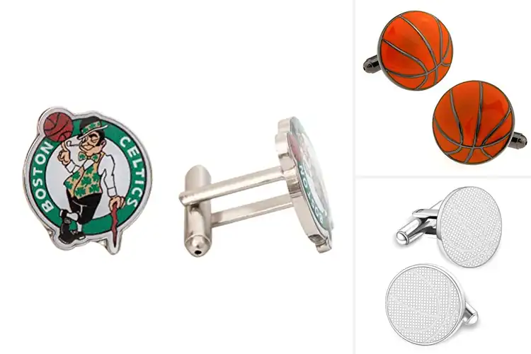 Detailed view of Best NBA Cufflinks: Elevate Your Style with Team Pride