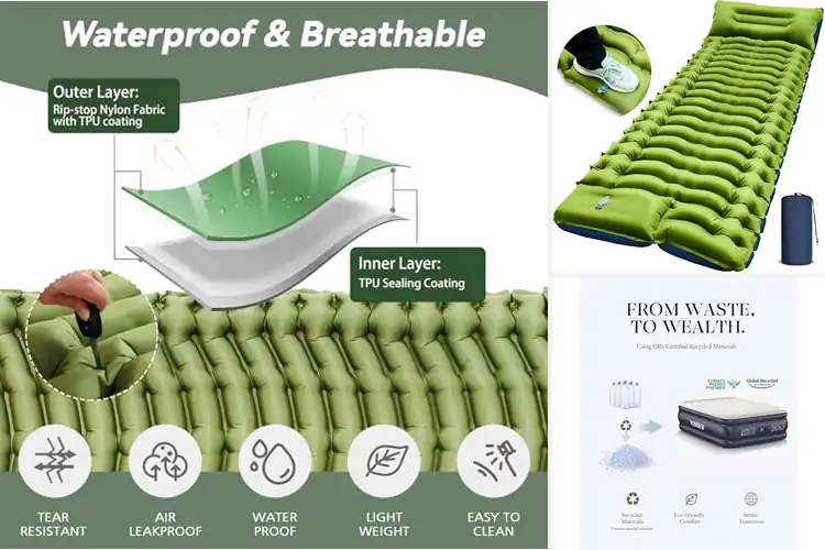 Detailed view of Best Portable Air Mattresses For Travel