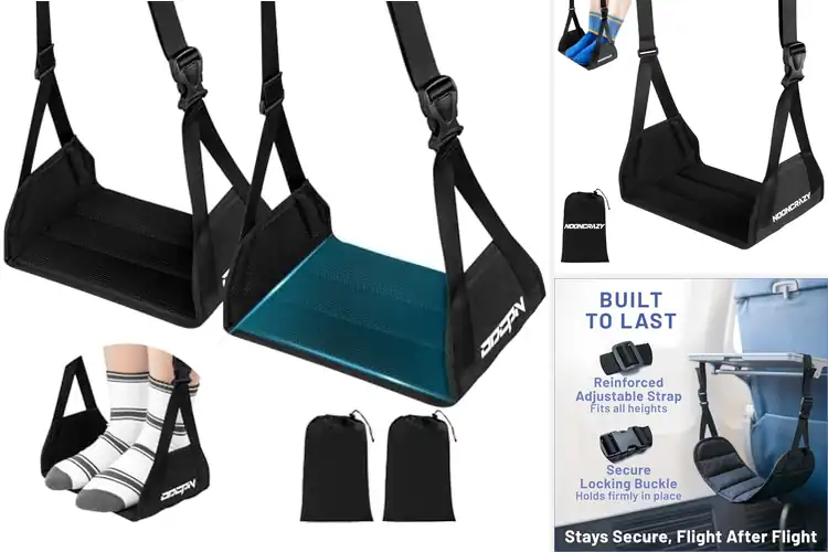 Detailed view of Best Portable Foot Hammocks for Planes