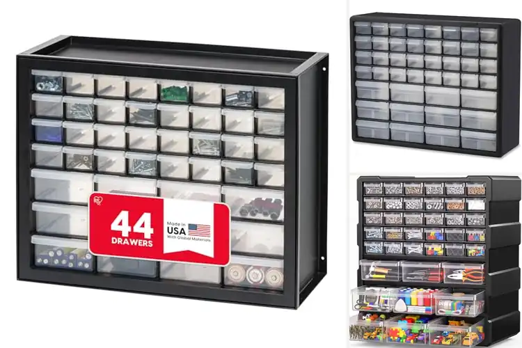 Detailed view of Best Small Parts Storage Organizers