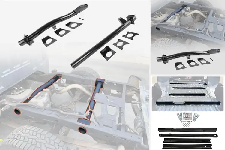 Detailed view of Best Structural Support Crossmembers