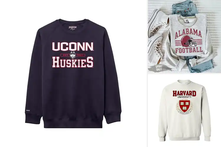 Detailed view of Best University Fleece Tops: Stay Cozy & Proud