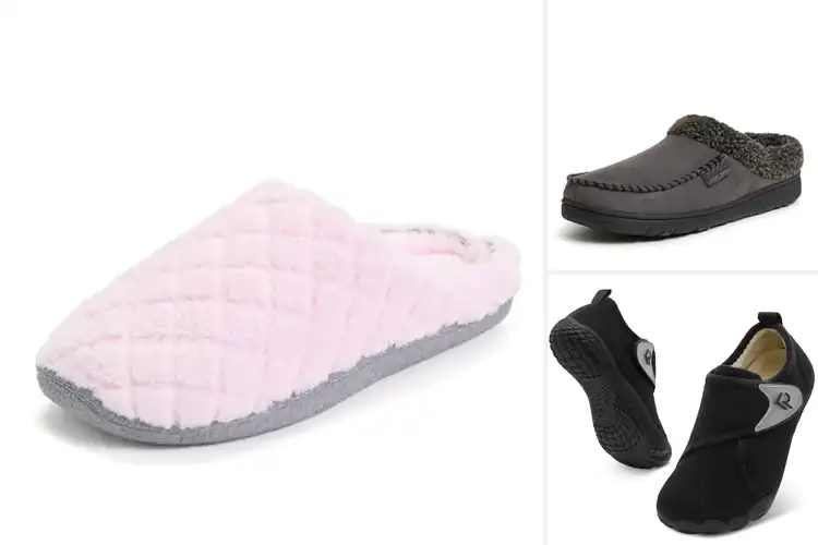 Detailed view of Best Wide Width Slippers